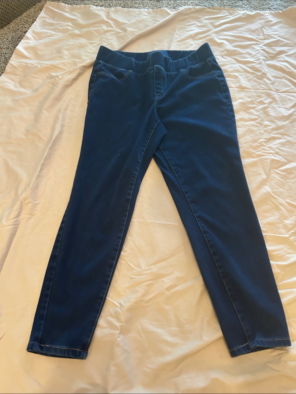 Venezia Dark Navy Skinny Pull-On Jeans size 16